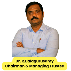 Dr. R.Balaguruswamy, Chairman of Aishwaryam Trust and Managing Trustee of the Nethravathi Pain Relief Center